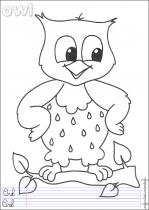 coloriage-chouette
